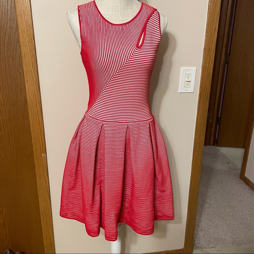 Emporio Armani Dress Rosa Volcano Sleeveless Sz 40